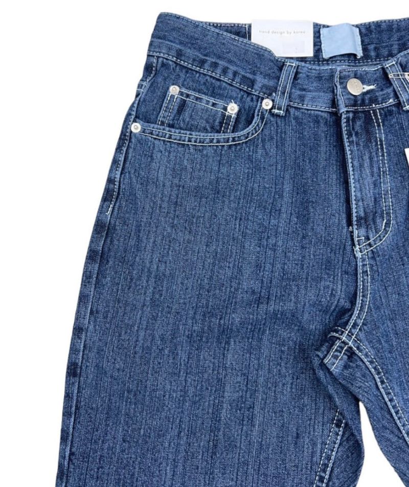 MASION SLIVE DENIM PANTS(ONE COLOR)