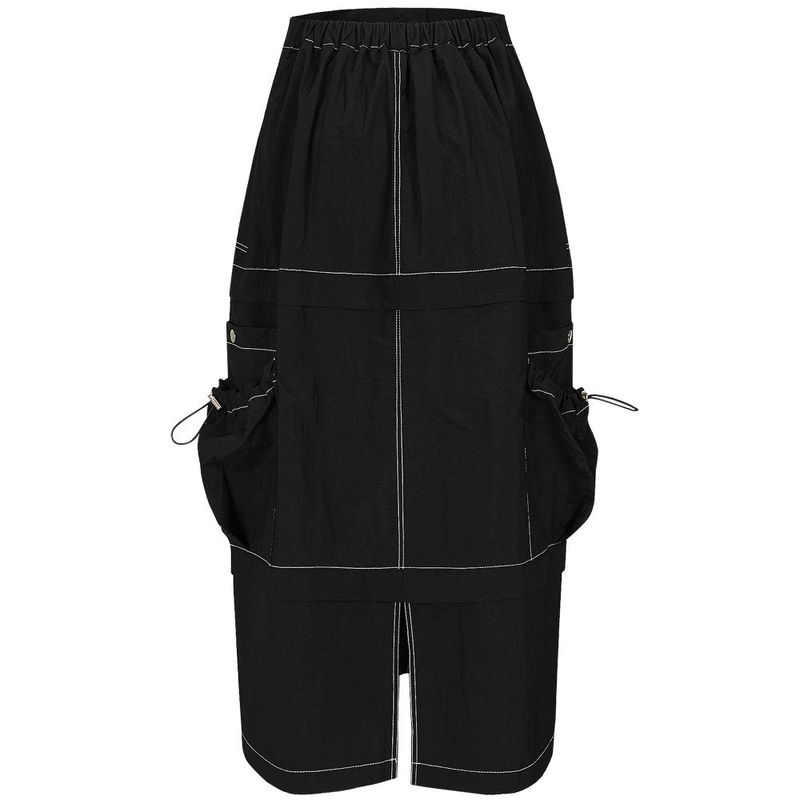LAYER SKIRT IN BLACK