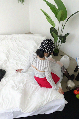 LIGHT DOT POLY BEANIE