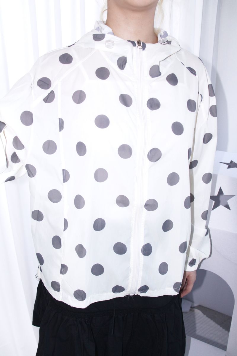 BIG DOT HOODED WINDBREAKER 