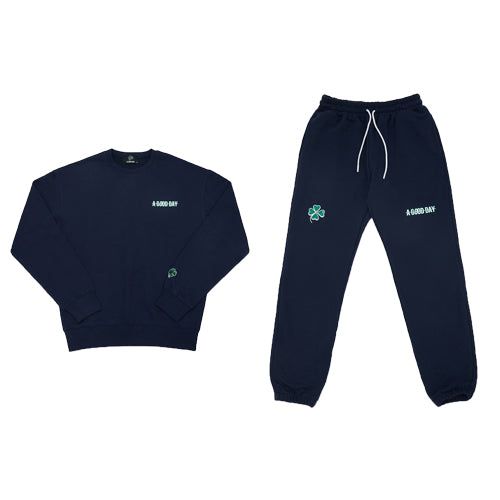 FLOVER TRANING PANTS (NAVY)