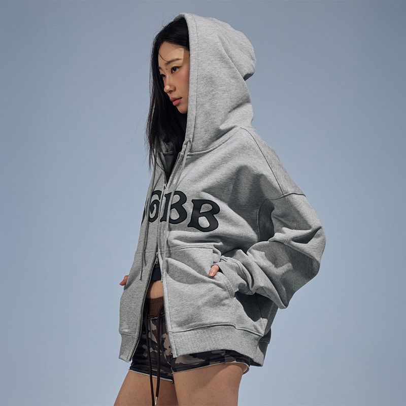 BGBB Zip-Up Hoodie (Gray)