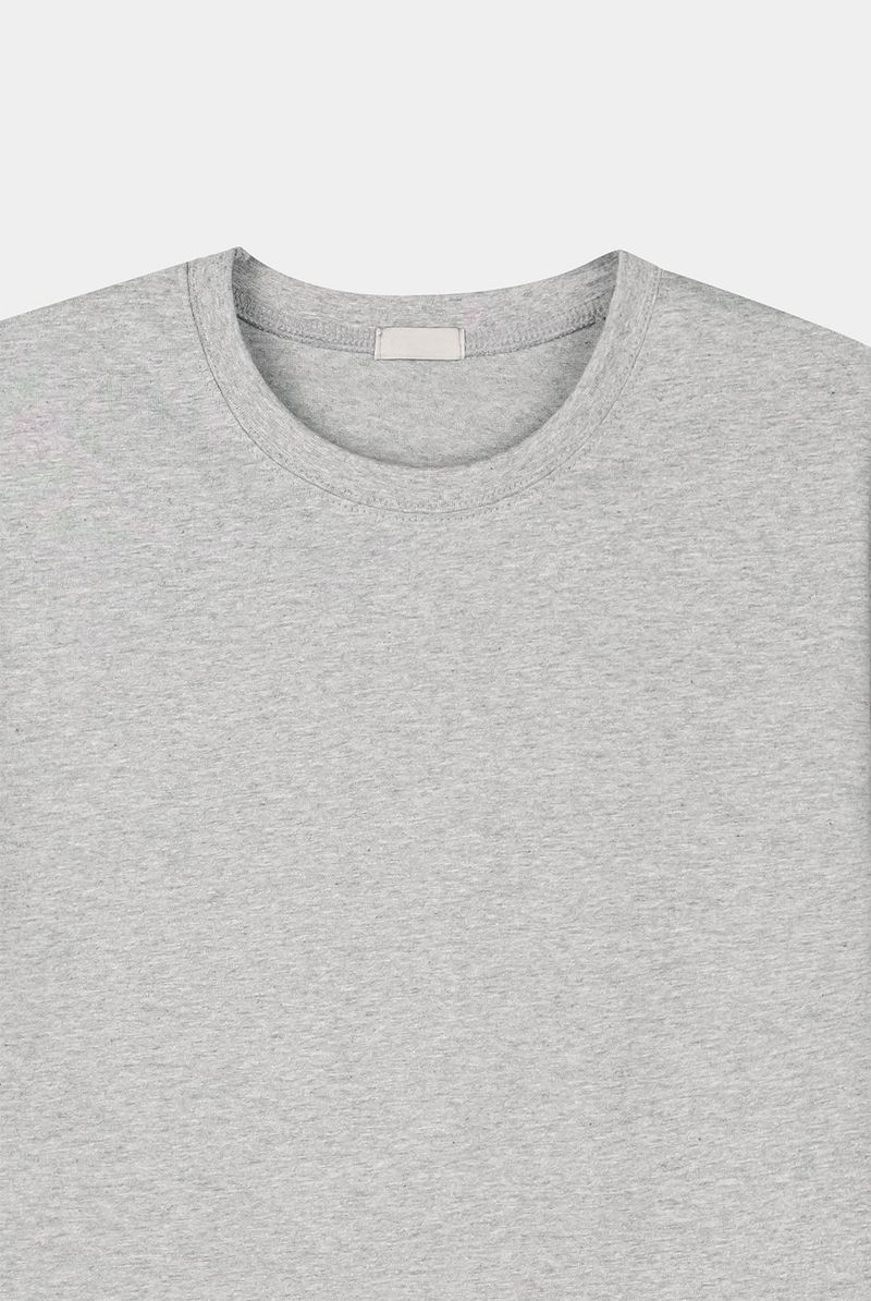 Regular fit cropped short-sleeve T-shirt