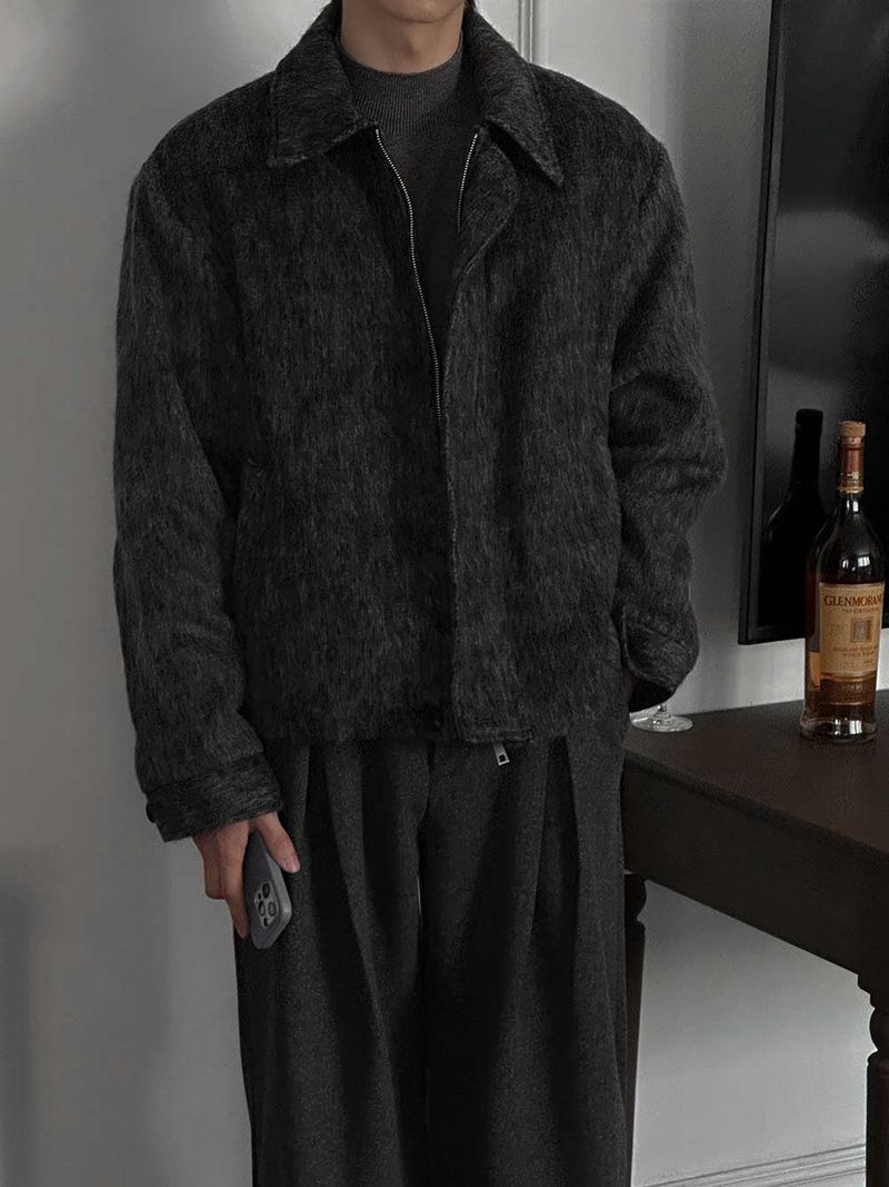A Nock Mohair Wool Jacket (3color)