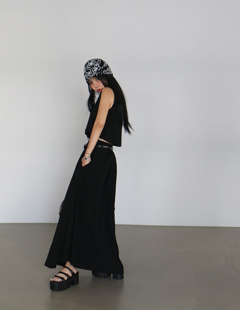Pumpkin Belt SET Long skirt