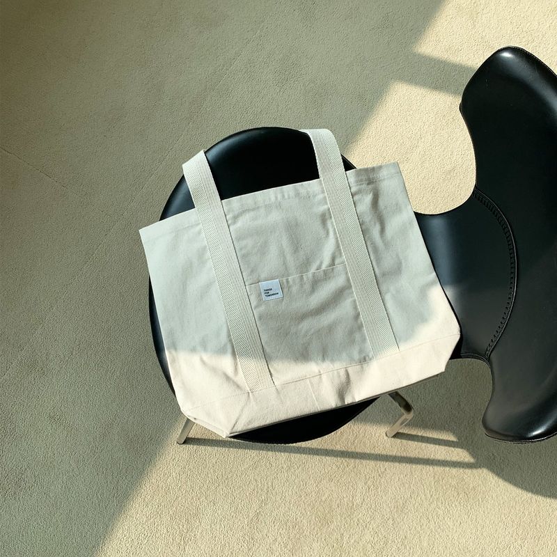Oatmeal tote bag