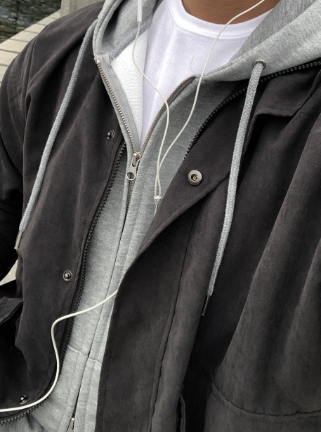 Decrab Washed Light Overfit Night Jacket