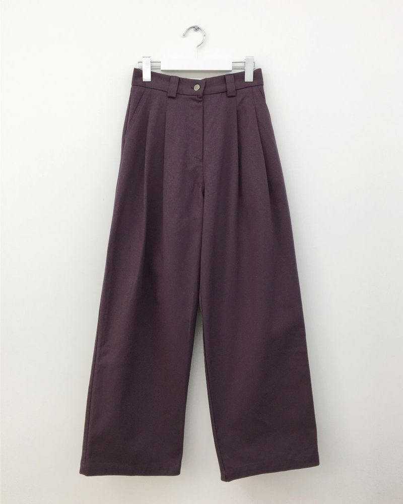 Lo-fi two-tuck slacks (3color)