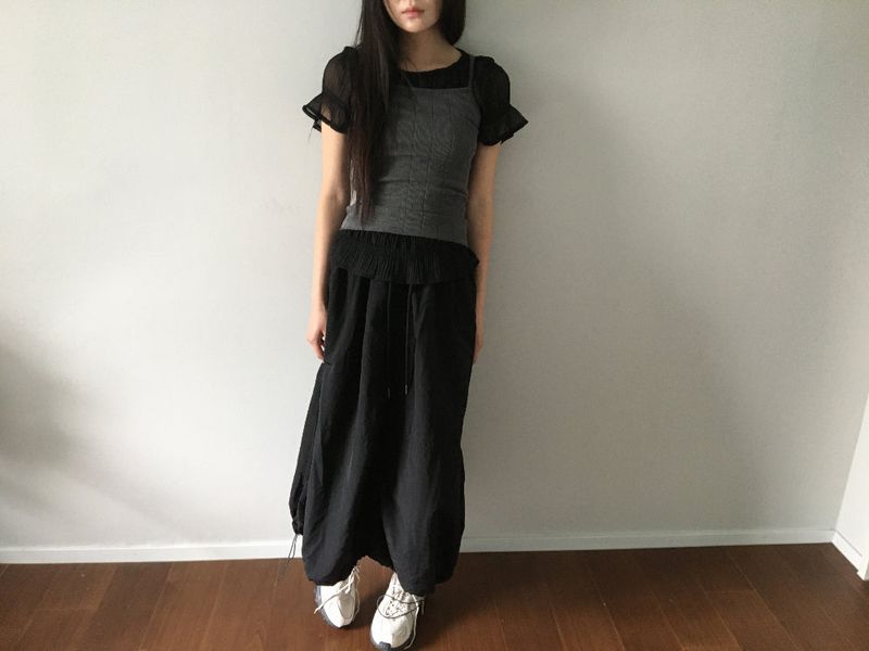 Vivi Balloon Long Skirt (3color)