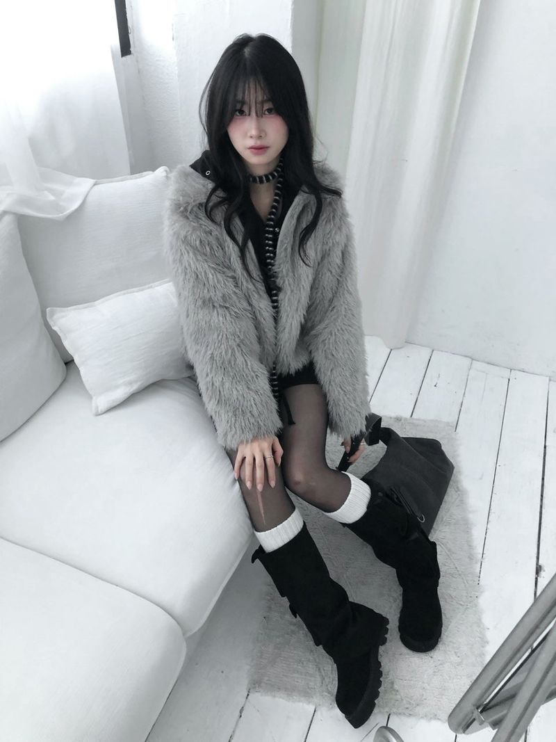 Swan Fur Jacket