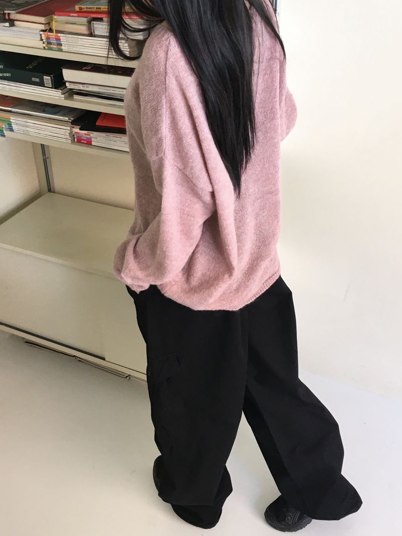 Hetch Spring Alpaca Wool Lip Neck Knit