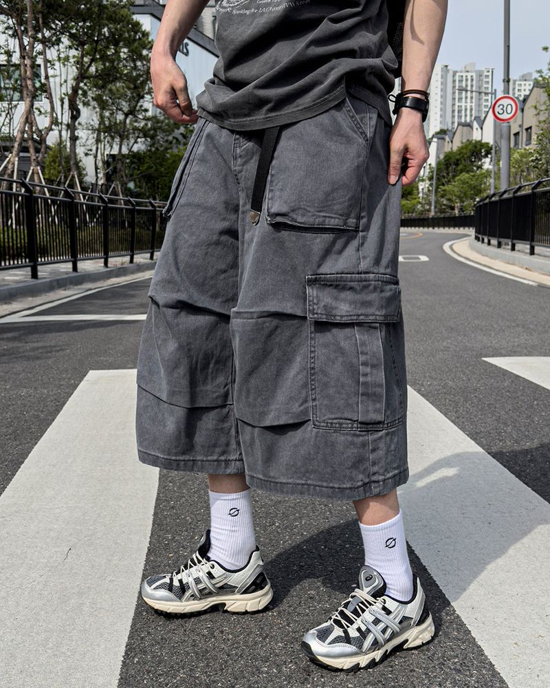RUBINE 7‑PART CARGO BERMUDA PANTS