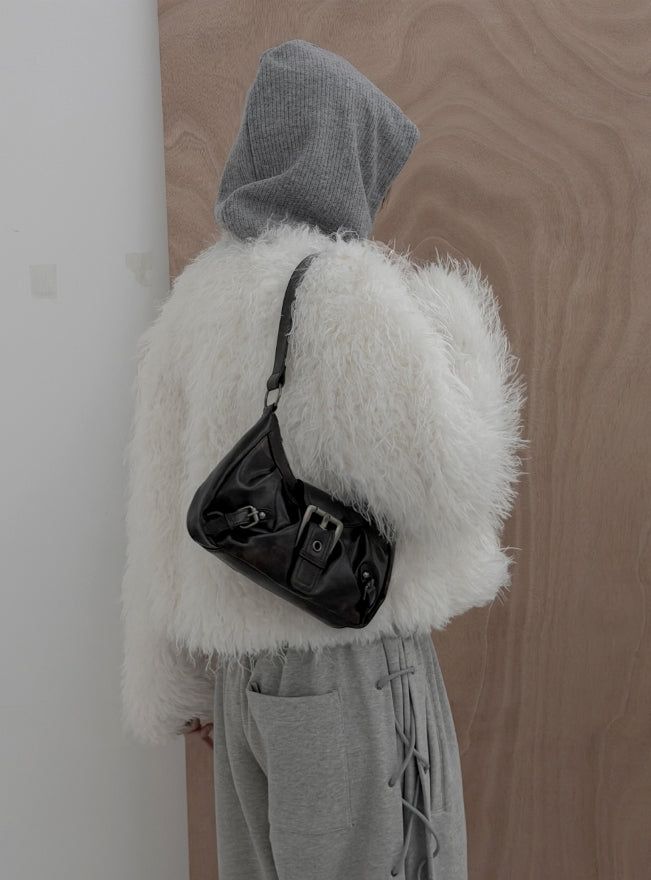 Mero Knit Hooded Button Balaclava