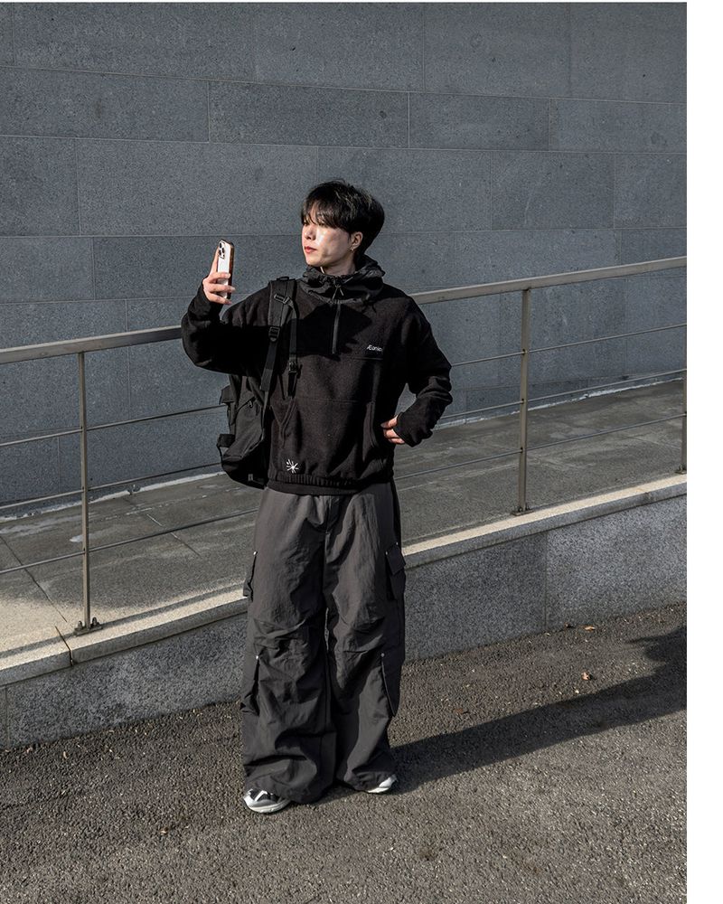SERNIC Hooded Fleece Warmer Anorak