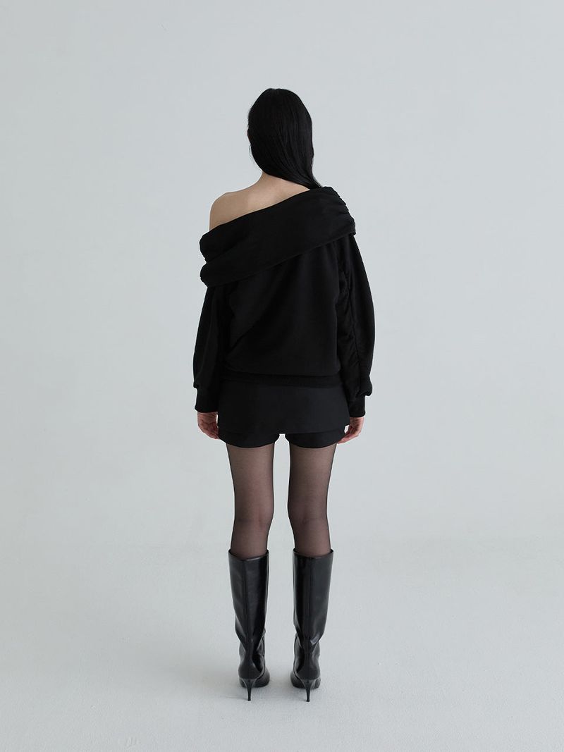 Drape symbol sweatshirts (Black)