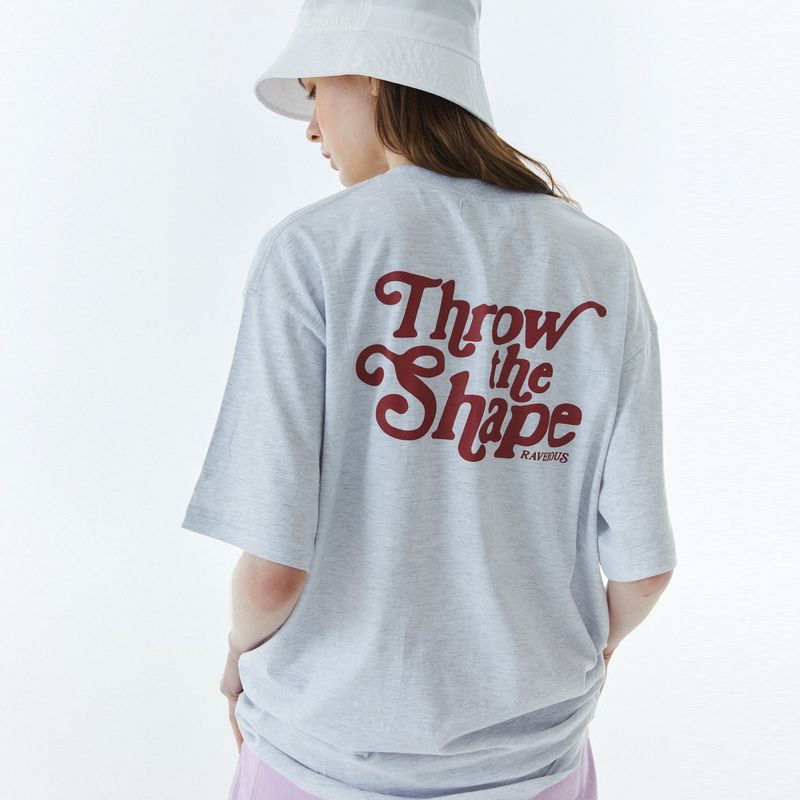 Shape Logo T-Shirt Melange Gray