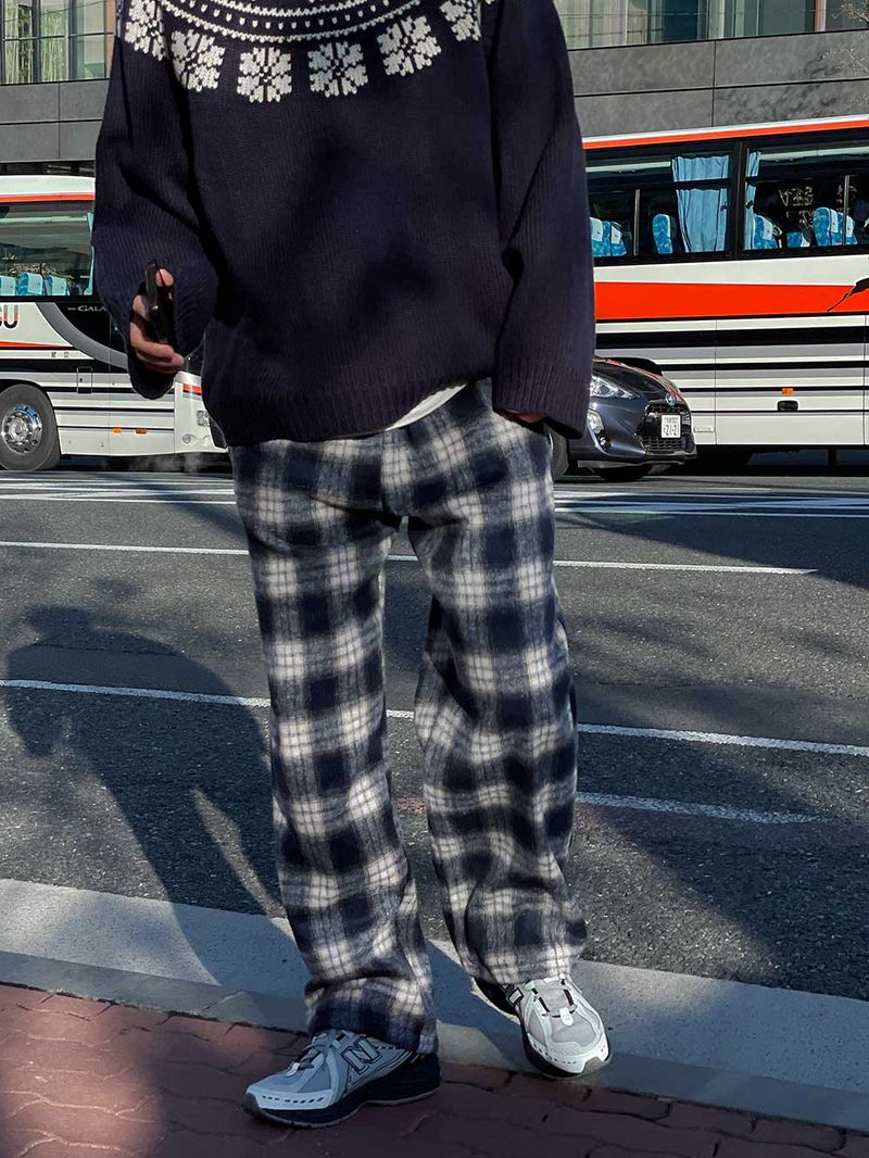 ASCLO All Day Banding Check Pants (3color)