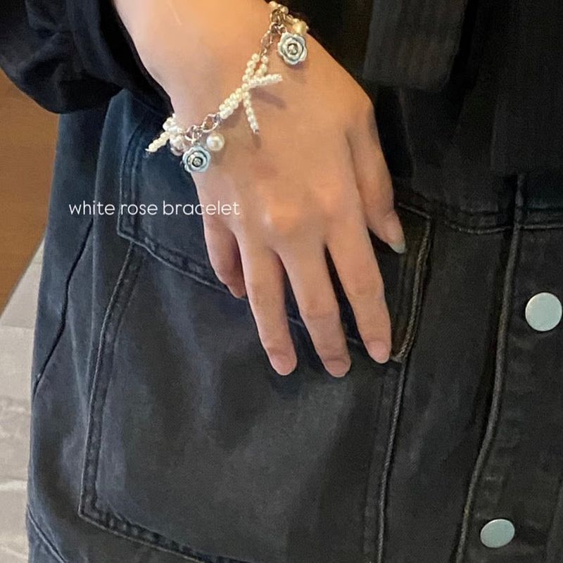 White rose bracelet