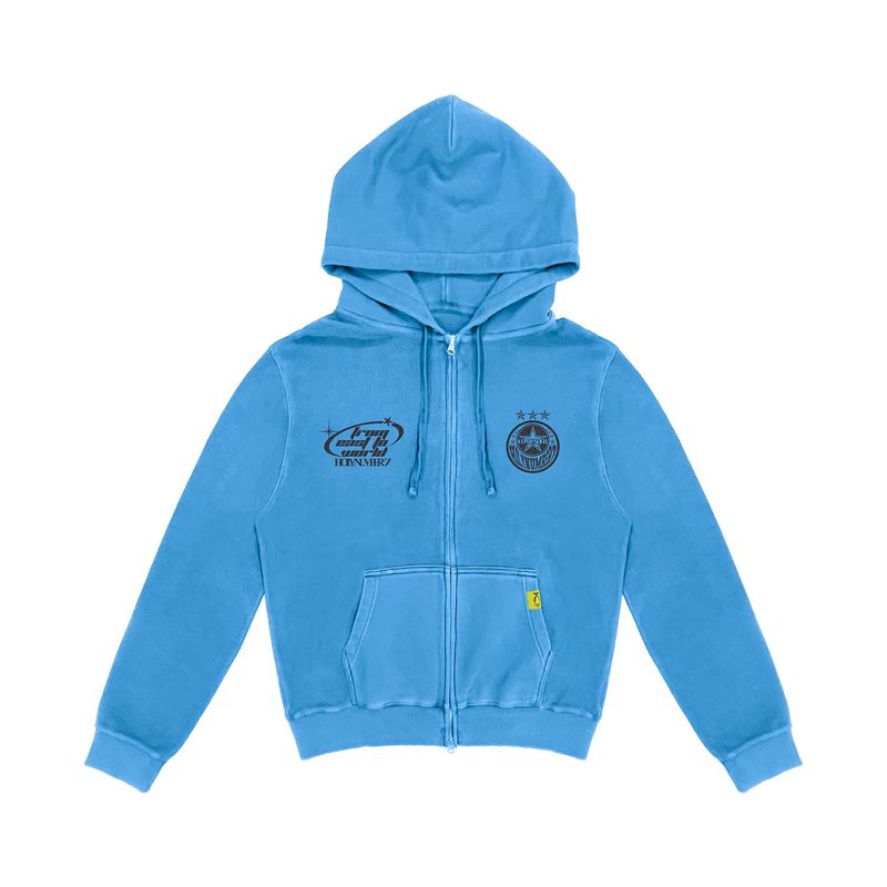 HOLY NUMBER 7（ホーリーナンバーセブン）の「HOLYNUMBER7 X DKZ BLUE HOODED ZIP-UP（Tops）」