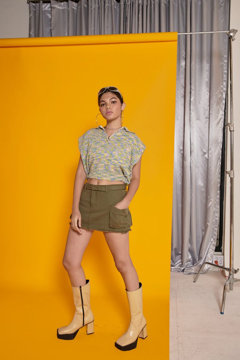 CARGO MINI SKIRT
