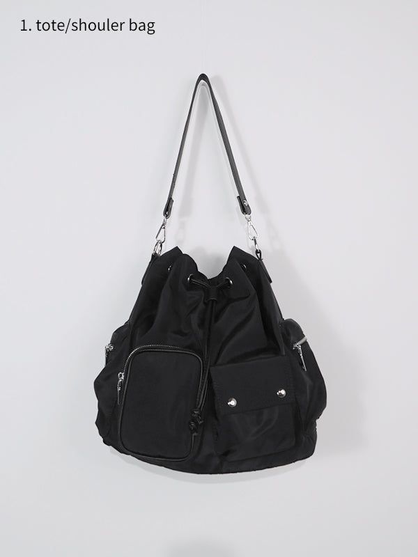 Pocket Multi-Shoulder Bag Backpack (3Way)