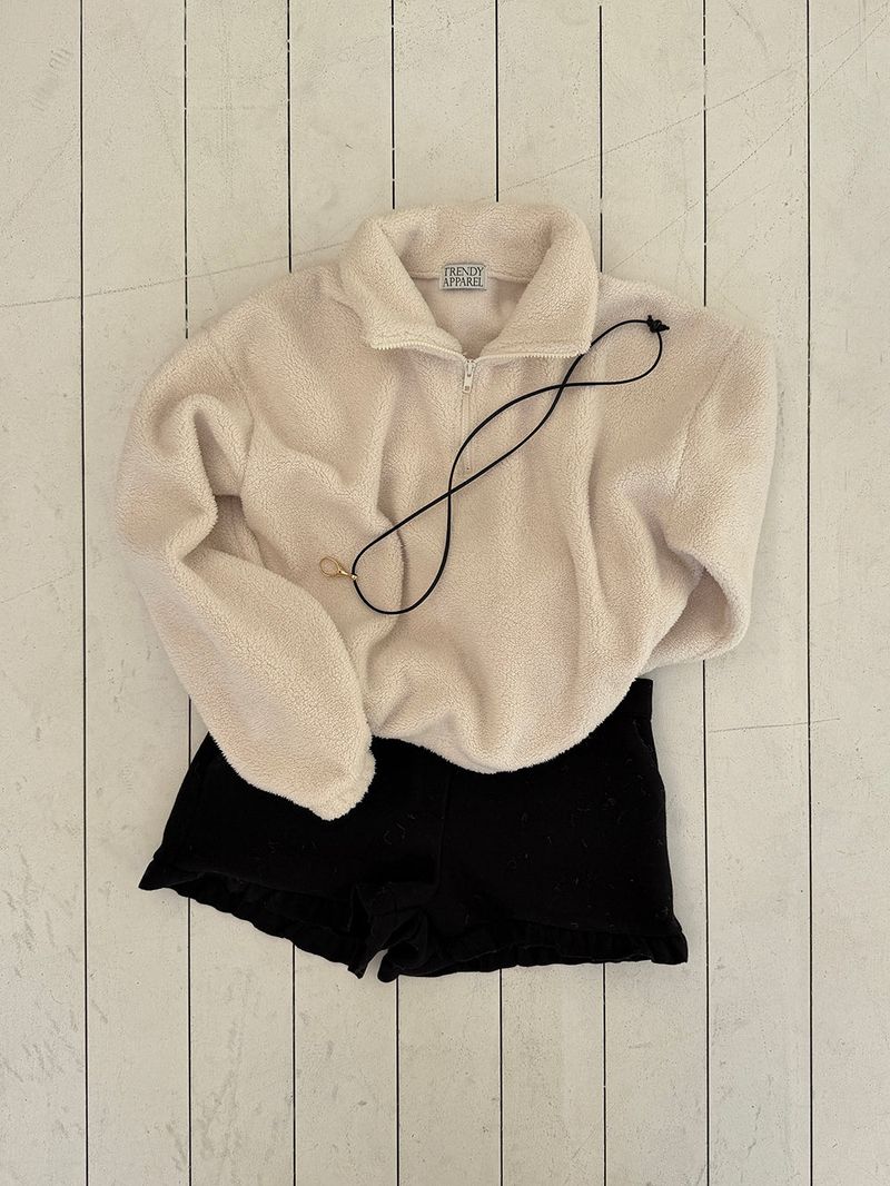 [MADE] MEMBER FLEECE HALF ZIP-UP