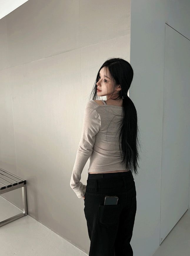 Soft Drape Slim Top