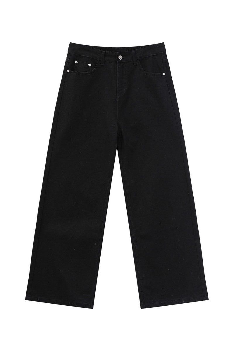Vintage Washed A-Line Jeans