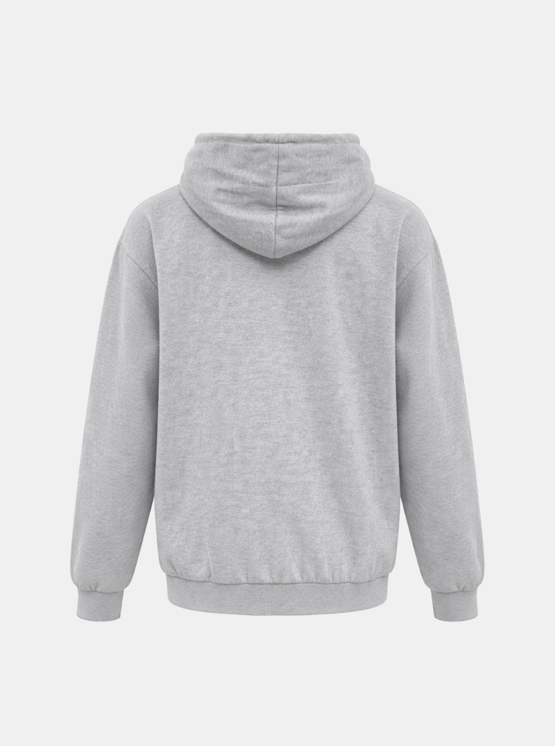 NY Lettering Cotton Hood Zip-up