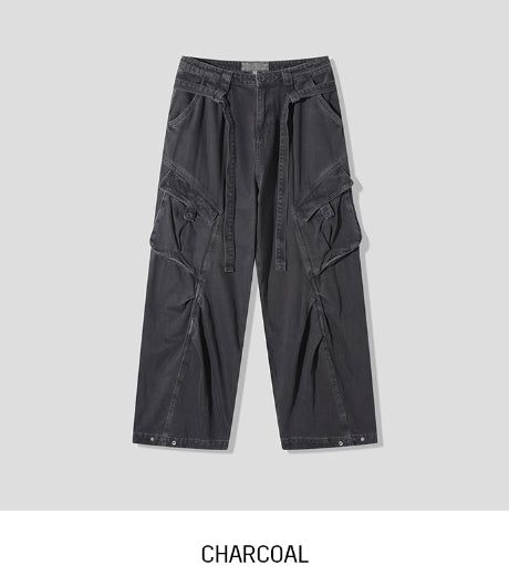 Summer Belted New Cargo Pants