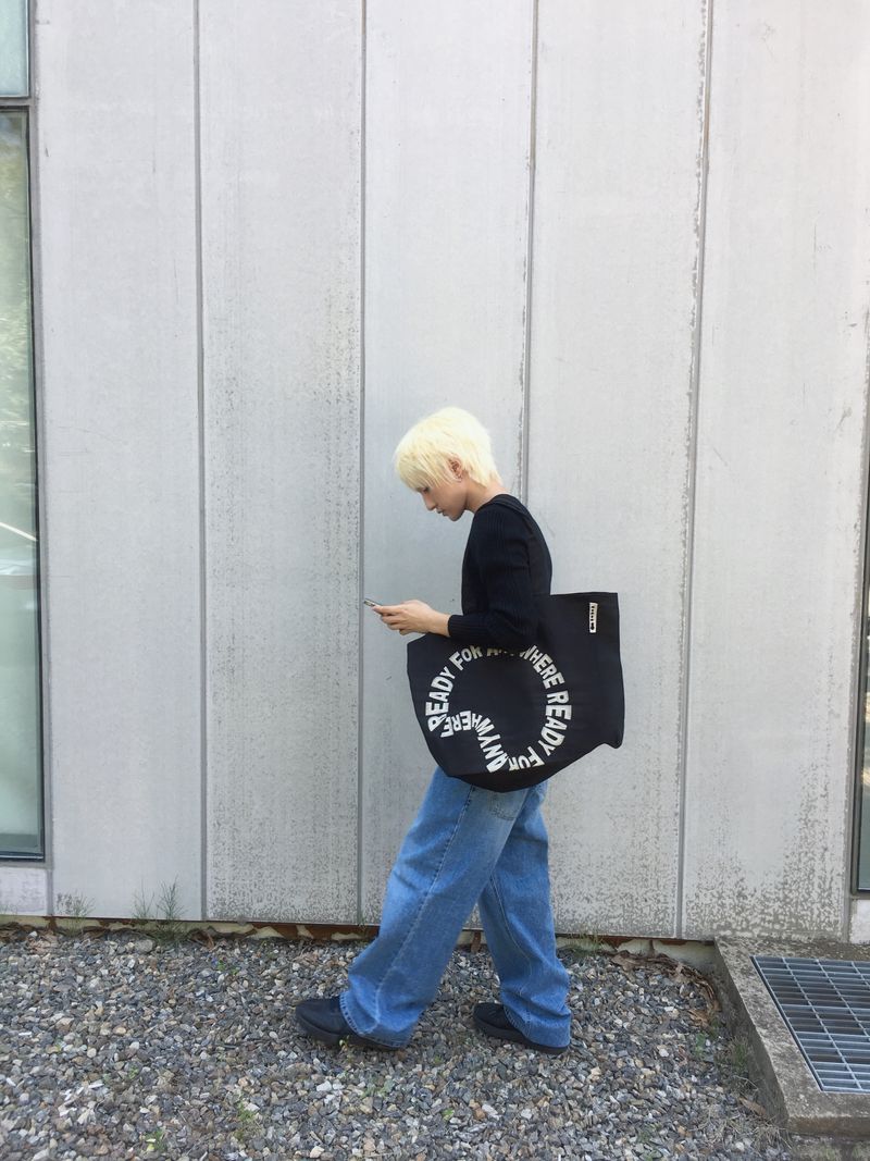 スノー ウォッシュド ワイド デニムパンツ 4C