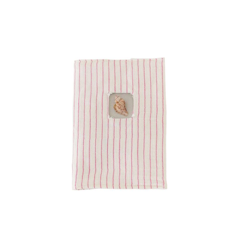 somobowl（ ソモボウル）の「[MADE] Window stripe book cover_Pink（Miscellaneous Goods/Stationery）」