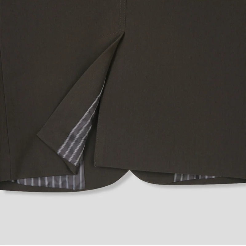 Semi over 3button blazer(2color)
