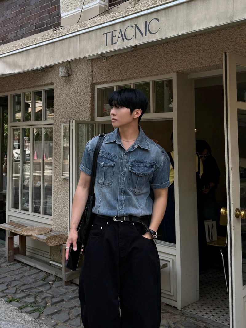 Cotton wide soft balloon pants