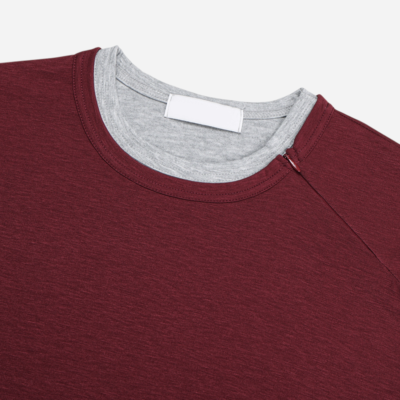 Glim Layered Crop Long Sleeve T