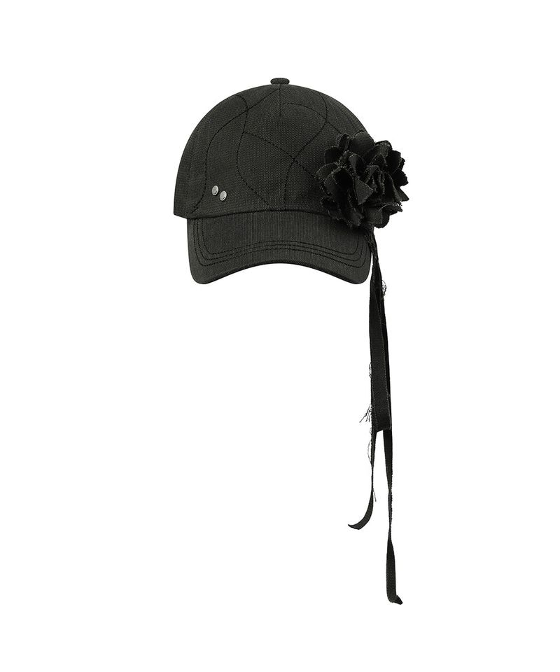 26SS★ Stitch line corsage ball cap