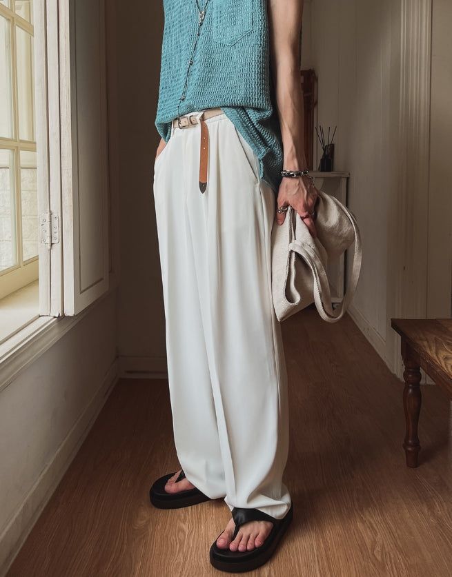 Trui Cooling Semi-Banding Long Slacks