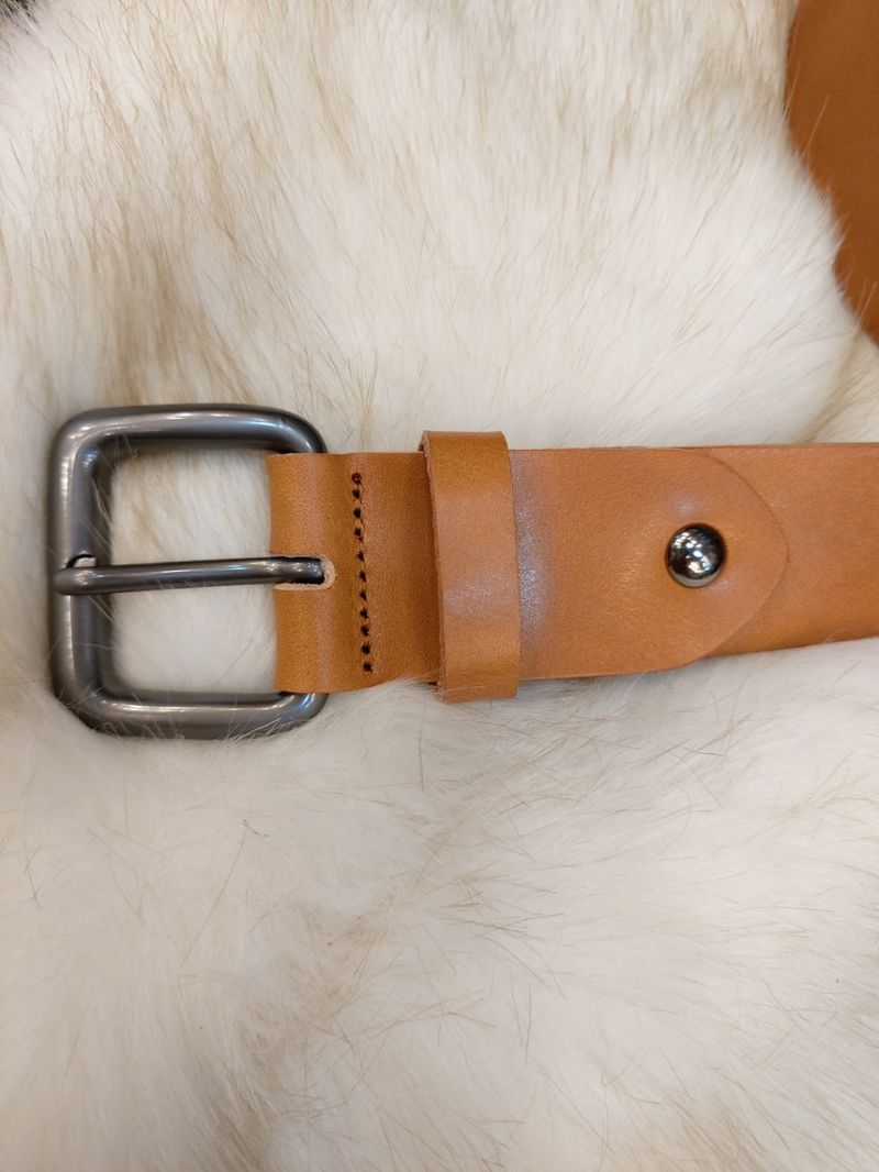 LMN Laurent Metal Cowhide Belt (4 colors)