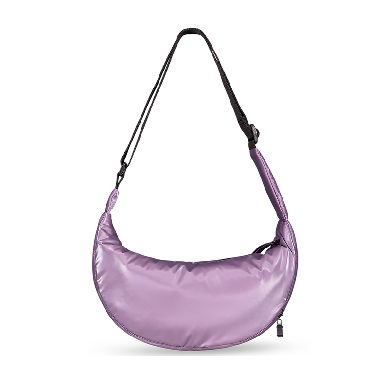 SOFT GLOSSY CROSS BAG_HEATHER