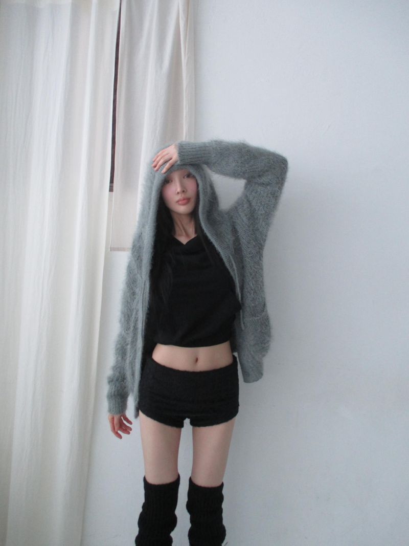 fur shorts