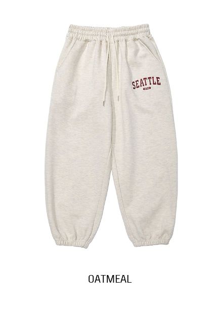 Seattle Patch Sweat Hoodie Pants Set