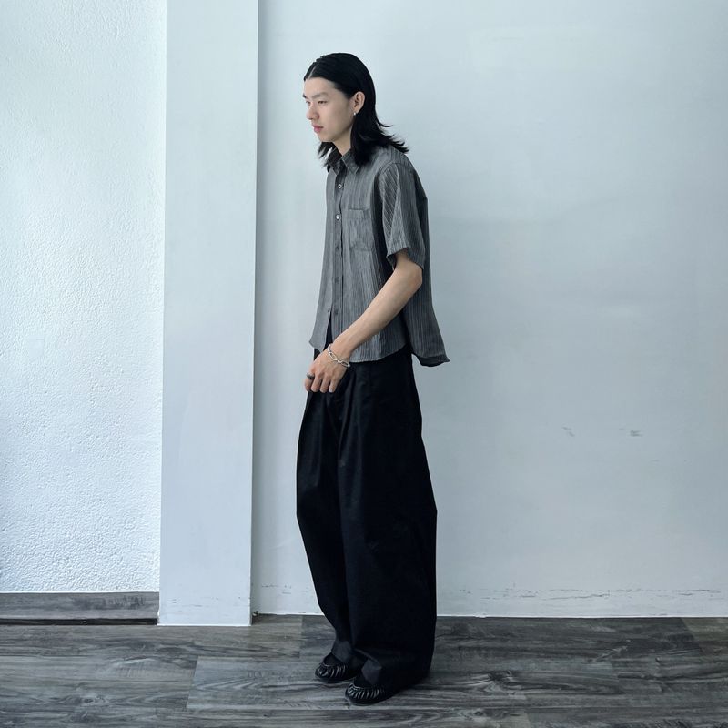 Mist Grey Relaxed Shirt