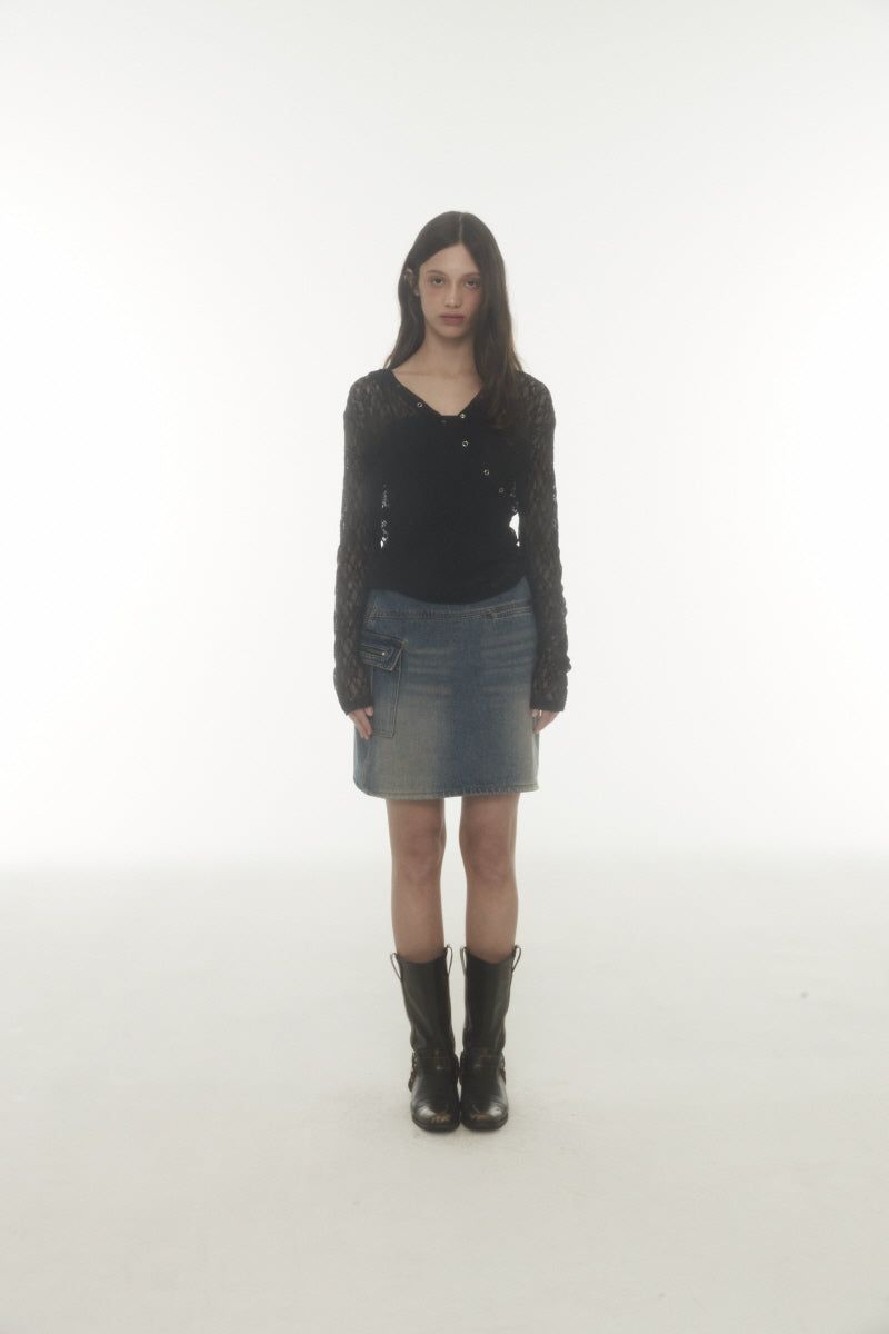 cargo skirt (blue)