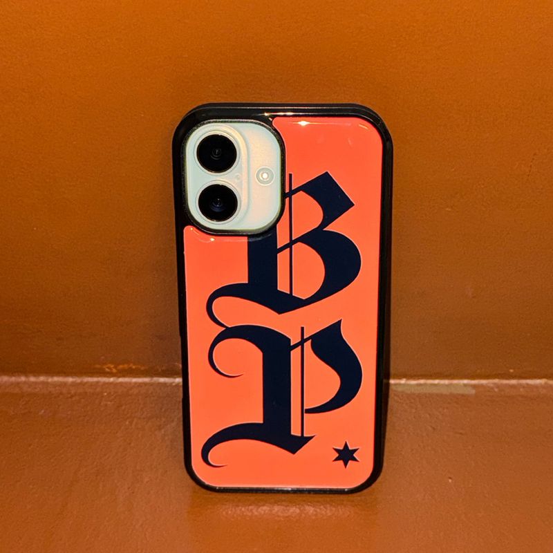 BP lettering epoxy case (orange)