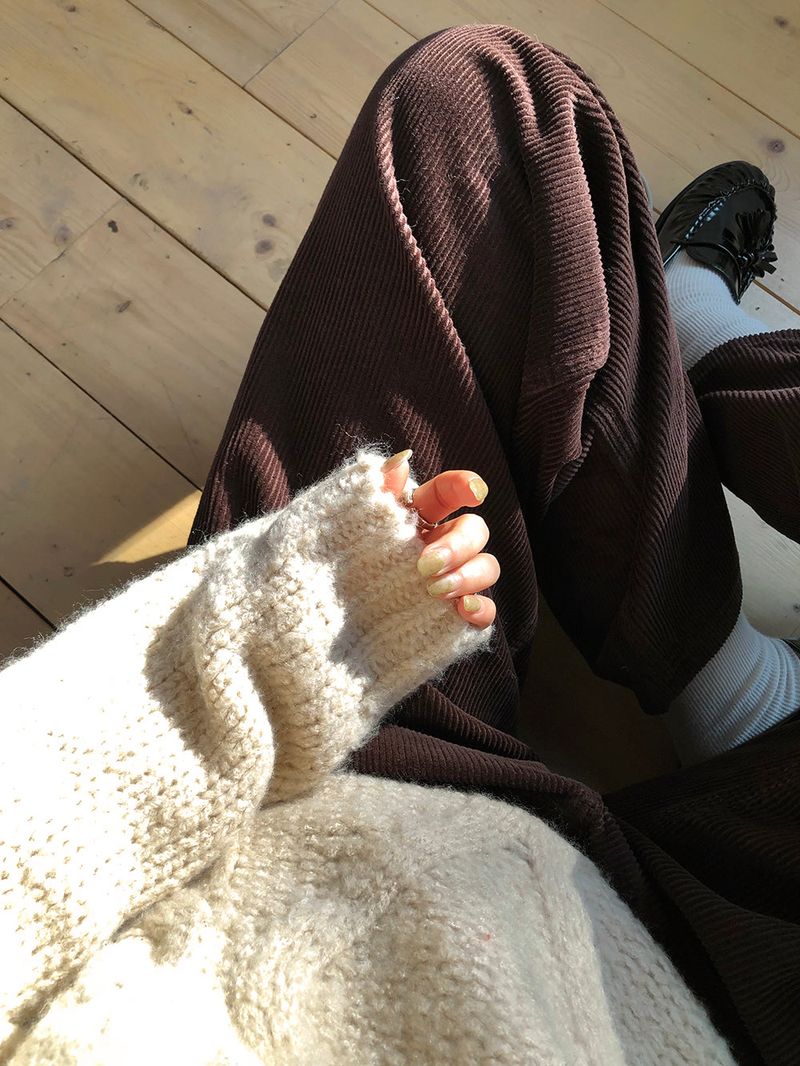 [MADE] MUHR HIGH-NECK CABLE KNIT