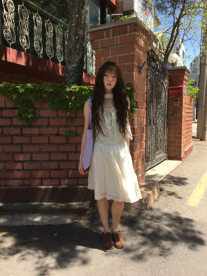 Paul Rose Lace Scarf (3color)