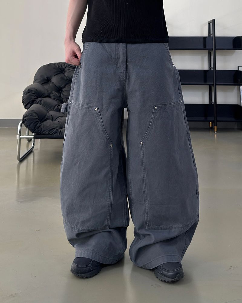 Reton Double Knee Wide Work Pants