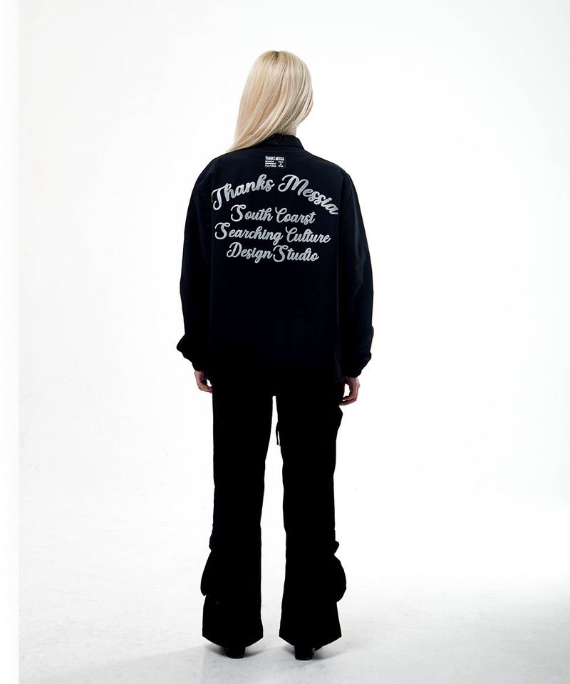 SOUTH COAST COACH JACKET-BLACK