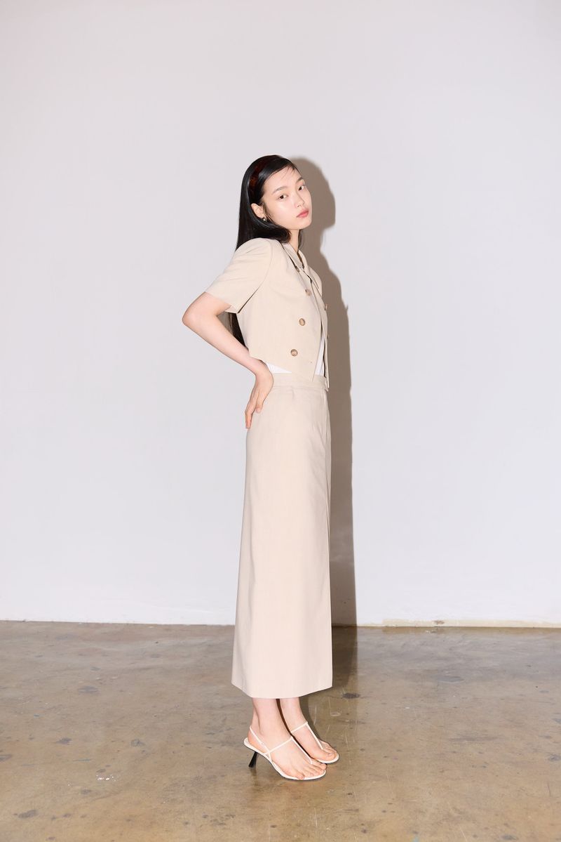 NO.27 SKIRT - BEIGE