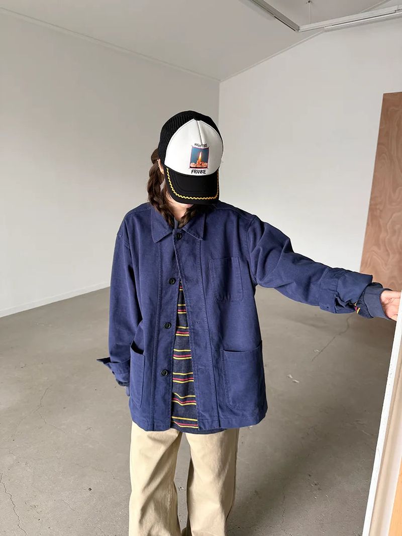 peach work jacket